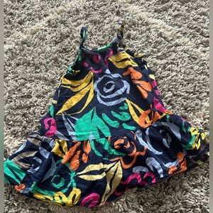 Baby Gap Navy Floral Dress